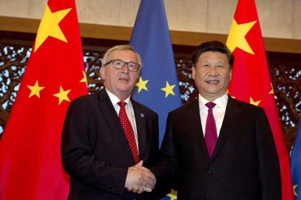 習近平向歐盟委員會主席容克表明中國立場