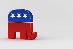 Republican elephant, mascot of the Republican Party, USA